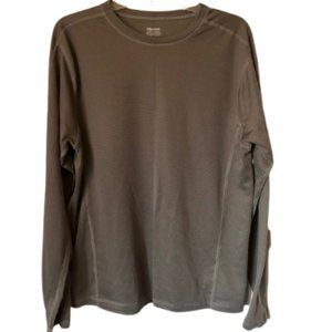 Marmot 2-Piece Baselayer - Long Sleeved Crew Tee & Pants - Gray - L